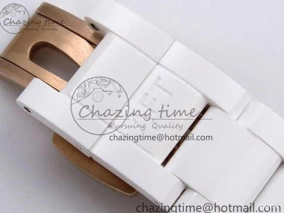 MiroTime 1231 TopPick Daytona AET White Solid Ceramic Case and Bracelet Pink Dial ZF 1:1 Best Edition SH 1650